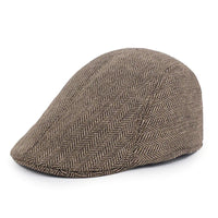 Béret casquette homme en tissu texturé – Arthur