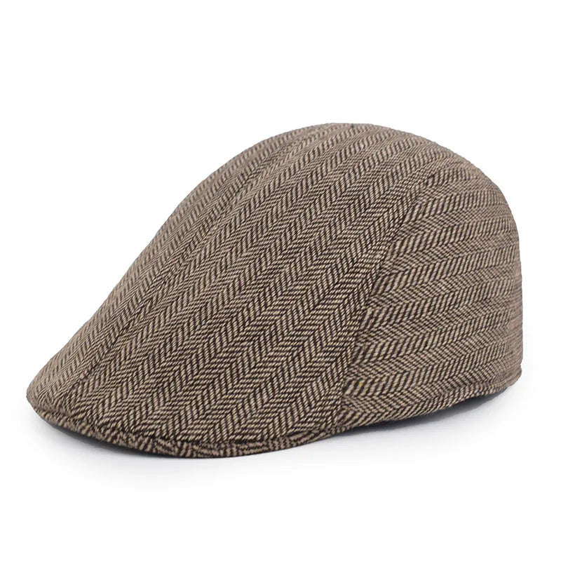 Béret casquette homme en tissu texturé – Arthur
