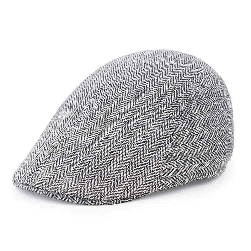 Béret casquette homme en tissu texturé – Arthur