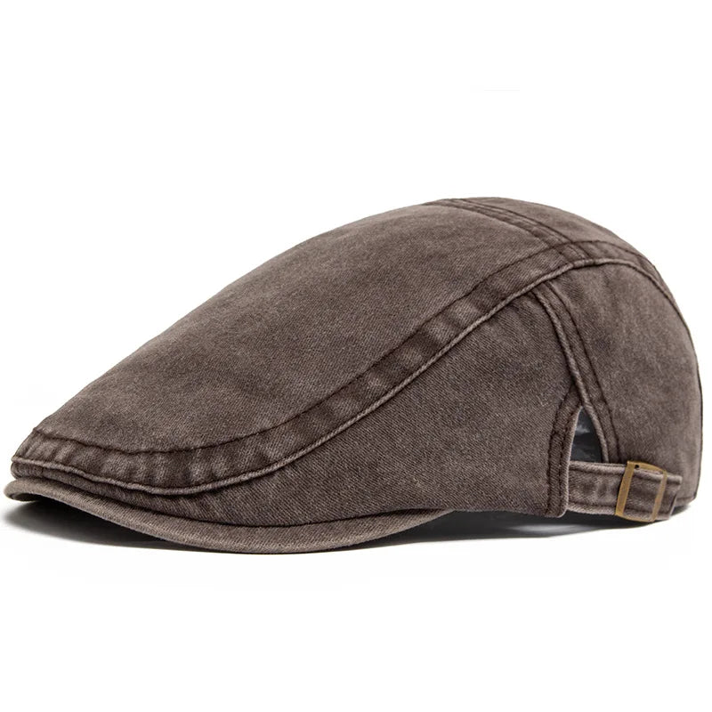 Béret casquette en coton Léon