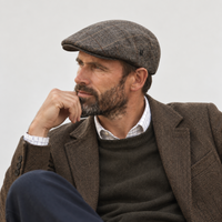 Béret casquette homme Arthur porté de profil