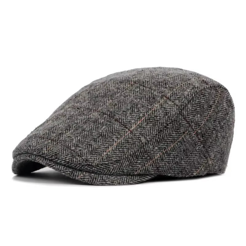 Béret casquette homme en tissu texturé – Arthur