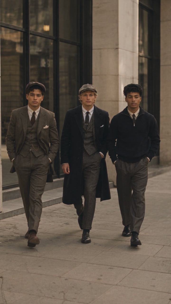 Video mannequin avec des berets 